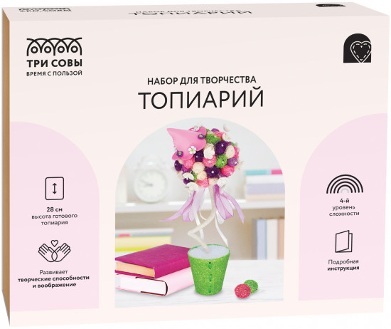 Набор для творчества «Топиарий. Цветущий домик»