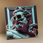 Картина по номерам с поталью «Объективный взгляд»