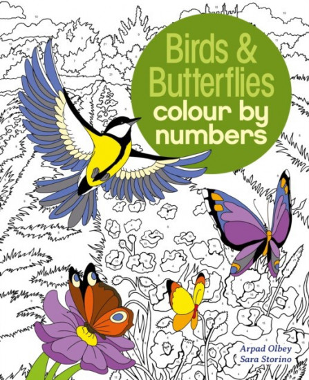 Birds & Butterflies. Colour By Numbers