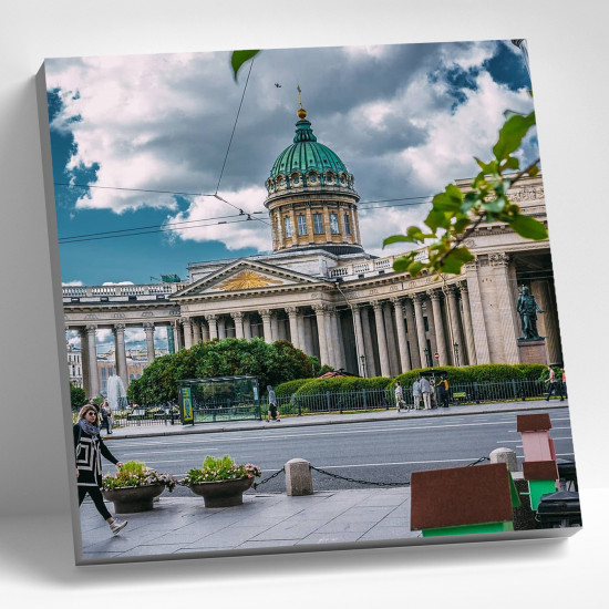 Картина по номерам «Казанский собор»