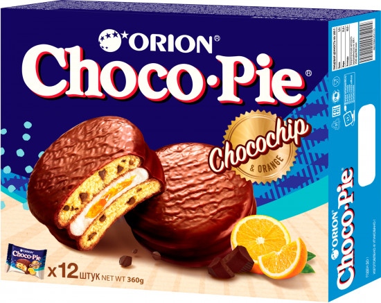Пирожное со вкусом апельсина «Choco Pie»
