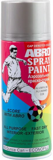 Краска-спрей акриловая, алюминиевая