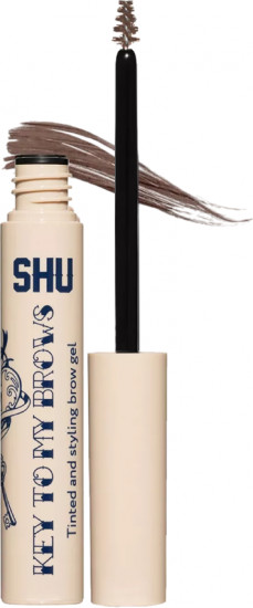 Гель для стайлинга бровей цветной «Key To My Brows», оттенок 213 Серо-коричневый