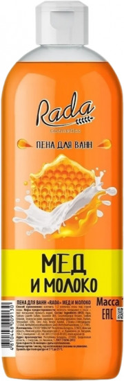 Пена для ванн «Мед и молоко»