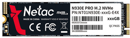 Твердотельный накопитель SSD Netac NT01N930E/N930E Pro