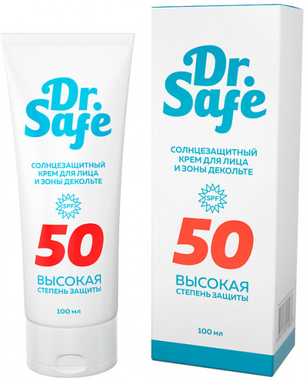 Крем для лица и зоны декольте солнцезащитный SPF50