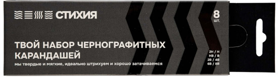 Набор карандашей чернографитных