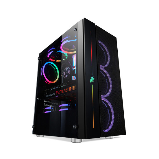 Компьютерный корпус 1STPLAYER BLACK.SIR B7-BK