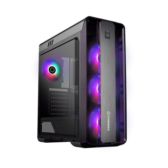 Корпус компьютерный без Б/П GameMax MoonLight FRGB BK