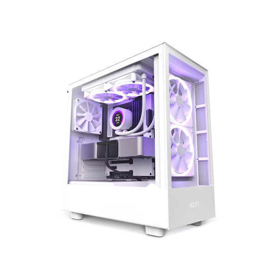 Корпус компьютерный без Б/П NZXT H5 Elite CC-H51EW-01