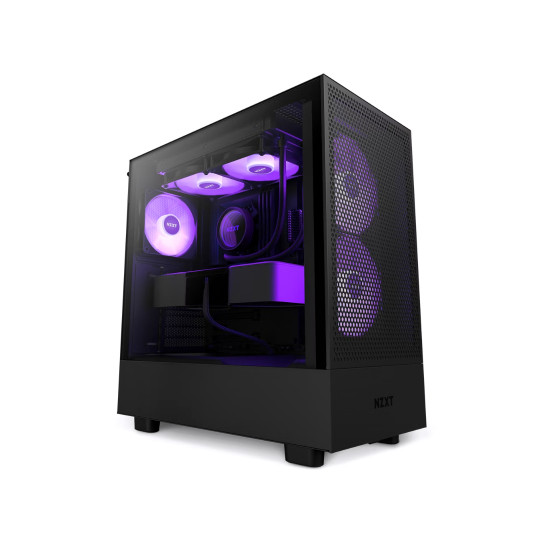 Корпус компьютерный без Б/П NZXT H5 Flow RGB CC-H51FB-R1