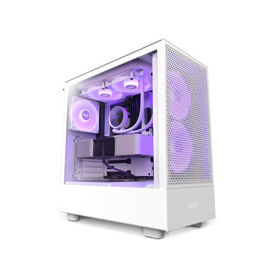 Корпус компьютерный без Б/П NZXT H5 Flow RGB CC-H51FW-R1