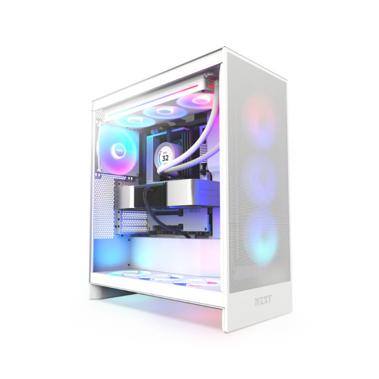 Компьютерный корпус NZXT H7 Flow RGB CM-H72FW-R1