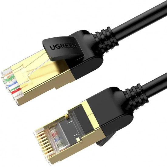 Патч-корд Ugreen7 Cat, F/FTP,  0.5m, NW107