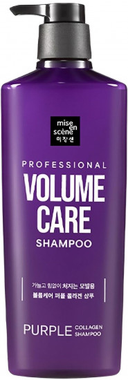 Шампунь для придания объема «Professional Volume Care Purple Collagen Shampoo»