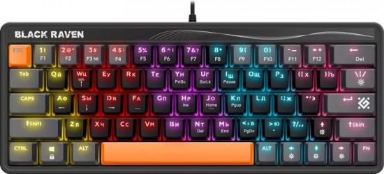 Клавиатура Defender Black Raven GK-417