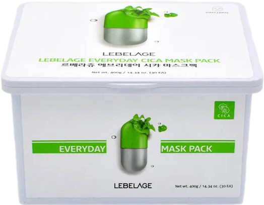 Набор масок для лица с центеллой азиатской «Everyday Cica Mask Pack»