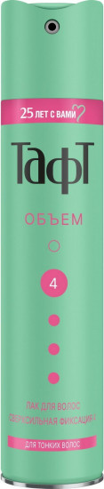 Лак для тонких волос «Сверхсильная фиксация 4»