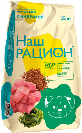 Корм для собак с индейкой