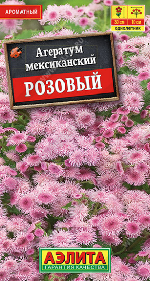 Агератум мексиканский «Розовый»