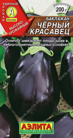 Баклажан «Черный красавец»