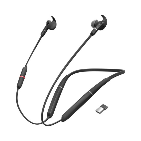 Гарнитура беспроводная Jabra Evolve 65e MS Link 370