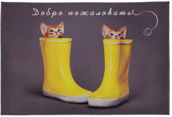 Коврик влаговпитывающий «Котята в сапогах»