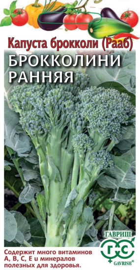Капуста брокколи (Рааб) «Брокколини Ранняя»