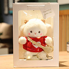 Игрушка мягкая «Овечка в свитере с сумкой» в подарочном пакете с подсветкой