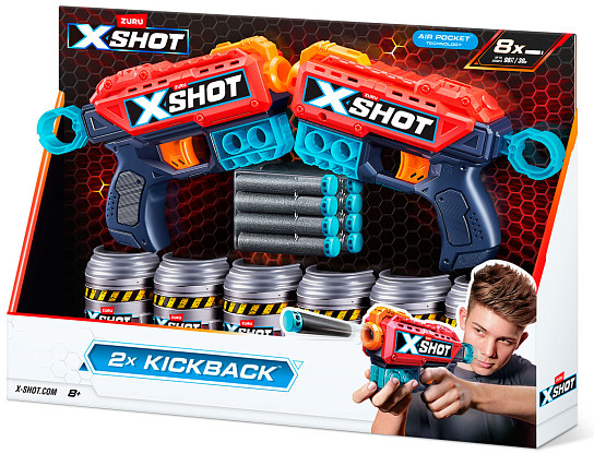Игровой набор «X-Shot Excel Кикбэк Дуо»