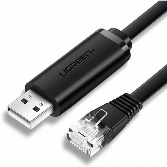 Кабель консольный USB(m) на RJ45(m) Ugreen CM204
