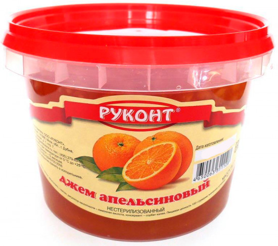 Джем апельсиновый нестерилизованный