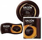 Воск для обуви в банке 70 мл (бесцветный) + полировочная варежка для обуви + губка ВОЛНА МИНИ черная