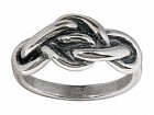 Кольцо «Приворотный узел» (покрытие - черненое серебро)