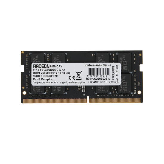 Модуль памяти для ноутбука Radeon R7416G2606S2S-U DDR4 16GB