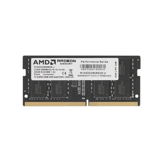 Модуль памяти для ноутбука Radeon R7432G2606S2S-U DDR4 32GB