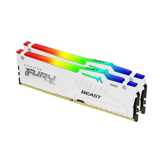 Комплект модулей памяти FURY Beast White RGB EXPO KF552C36BWEAK2-32 DDR5 32GB (Kit 2x16GB)