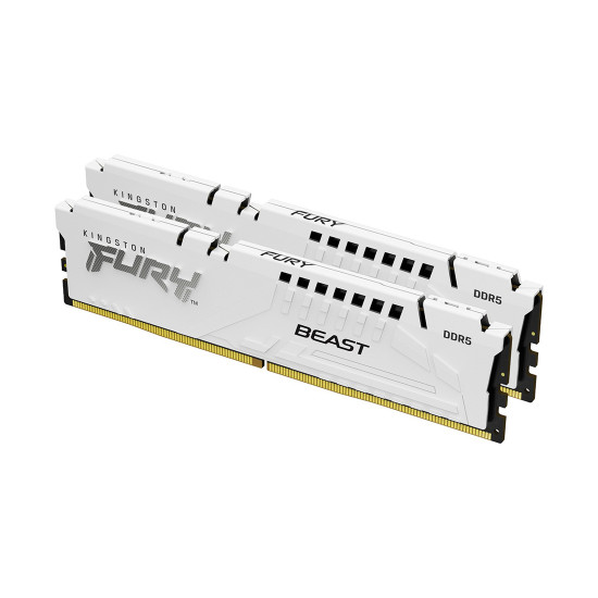 Комплект модулей памяти FURY Beast White XMP KF552C40BWK2-32 DDR5 32GB (Kit 2x16GB) 5200MHz