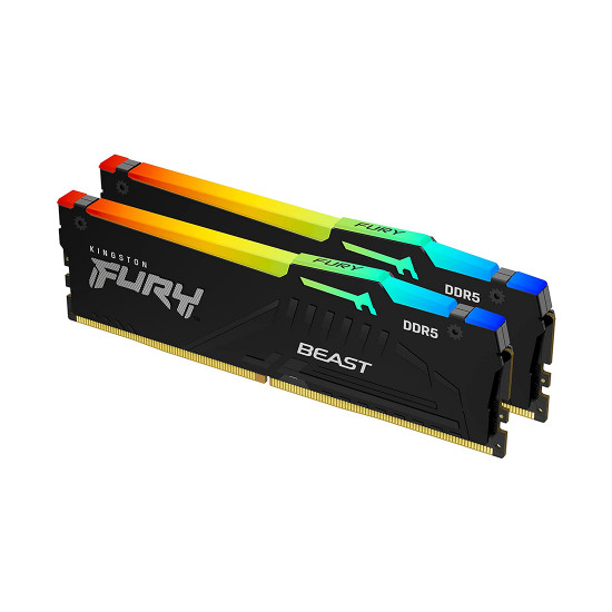 Модуль памяти FURY Beast Black RGB KF552C36BBEA-16 DDR5 16GB 5200MHz