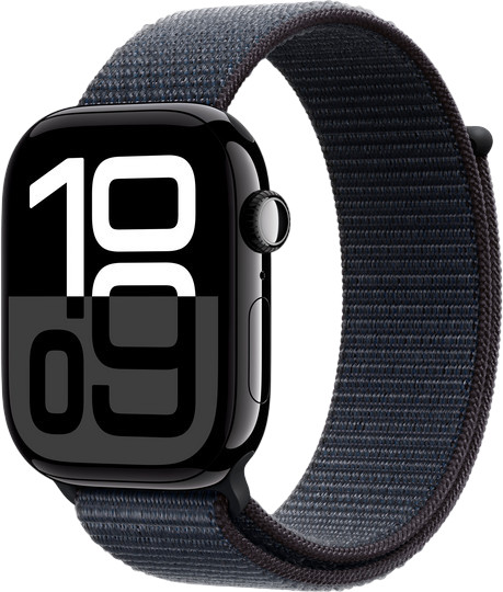 Смарт-часы Watch Series 10 GPS 46mm Jet Black Aluminium Case with Ink Sport Loop