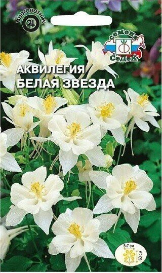Семена аквилегии «Белая звезда»