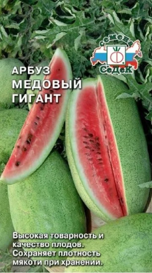 Семена арбуза «Медовый гигант»