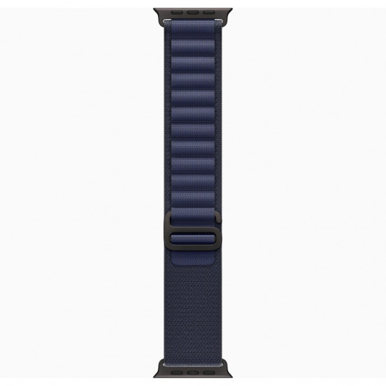 Ремешок для Apple Watch 49mm Navy Alpine Loop - Medium - Black Titanium Finish