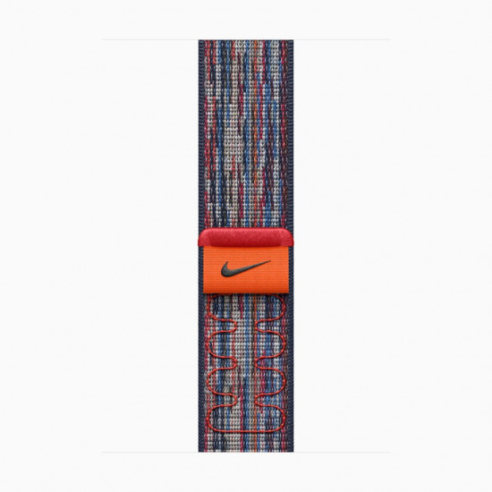 Ремешок для Apple Watch 46mm Blue/Red Nike Sport Loop