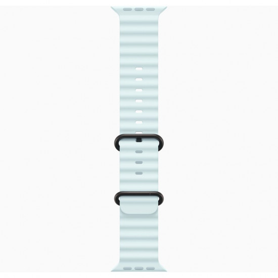 Ремешок для Apple Watch 49mm Ice Blue Ocean Band - Black Titanium Finish