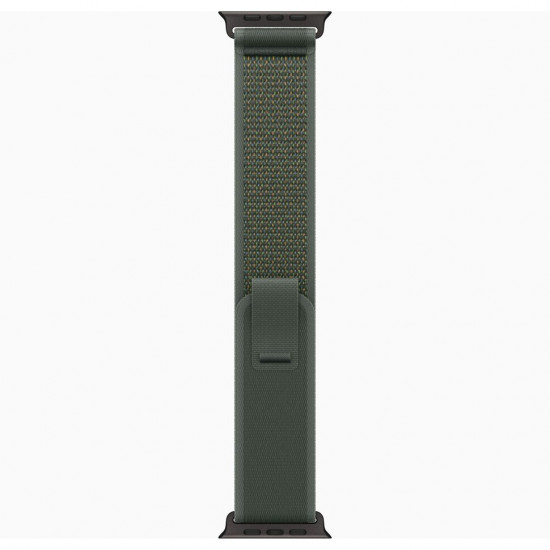 Ремешок для Apple Watch 49mm Green Trail Loop - M/L - Black Titanium Finish