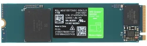 SSD накопитель WDS100T3G0C 