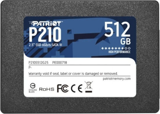 SSD накопитель P210S512G25 