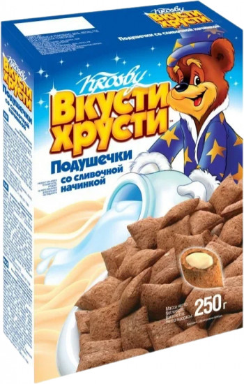 Подушечки со сливочной начинкой