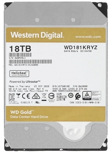 HDD накопитель WD181KRYZ 